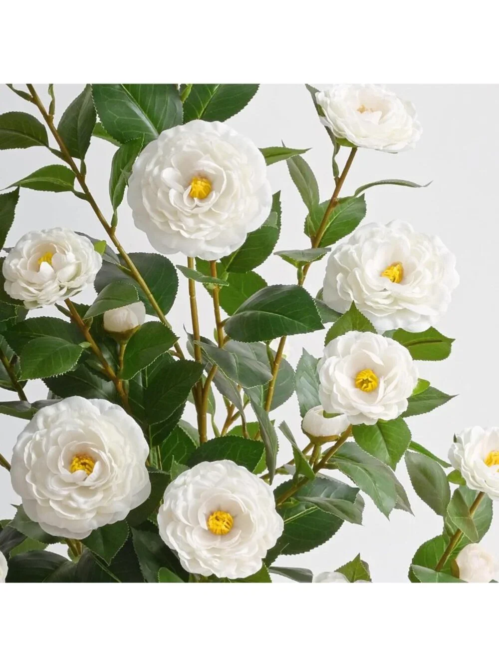 Set of 2 Faux Camellia Trees - 38